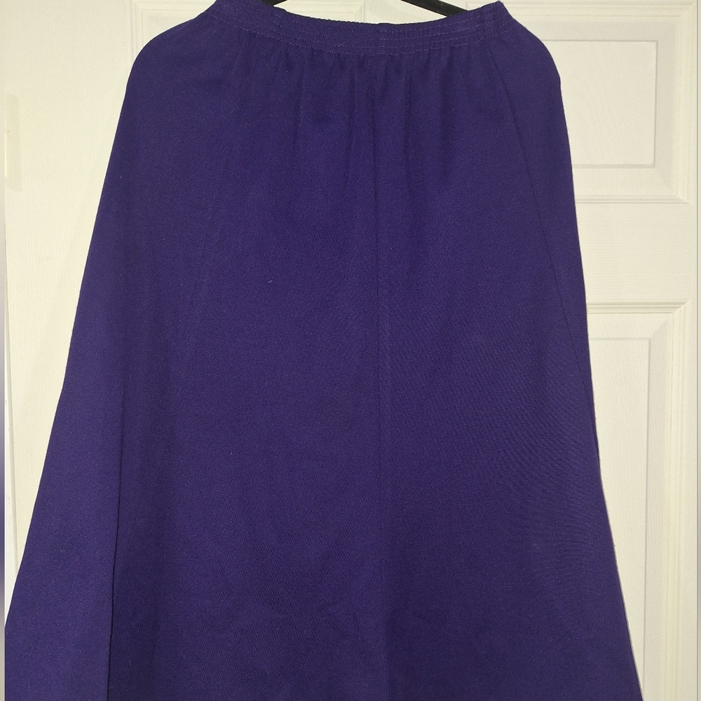 Women's Purple A-Line Skirt